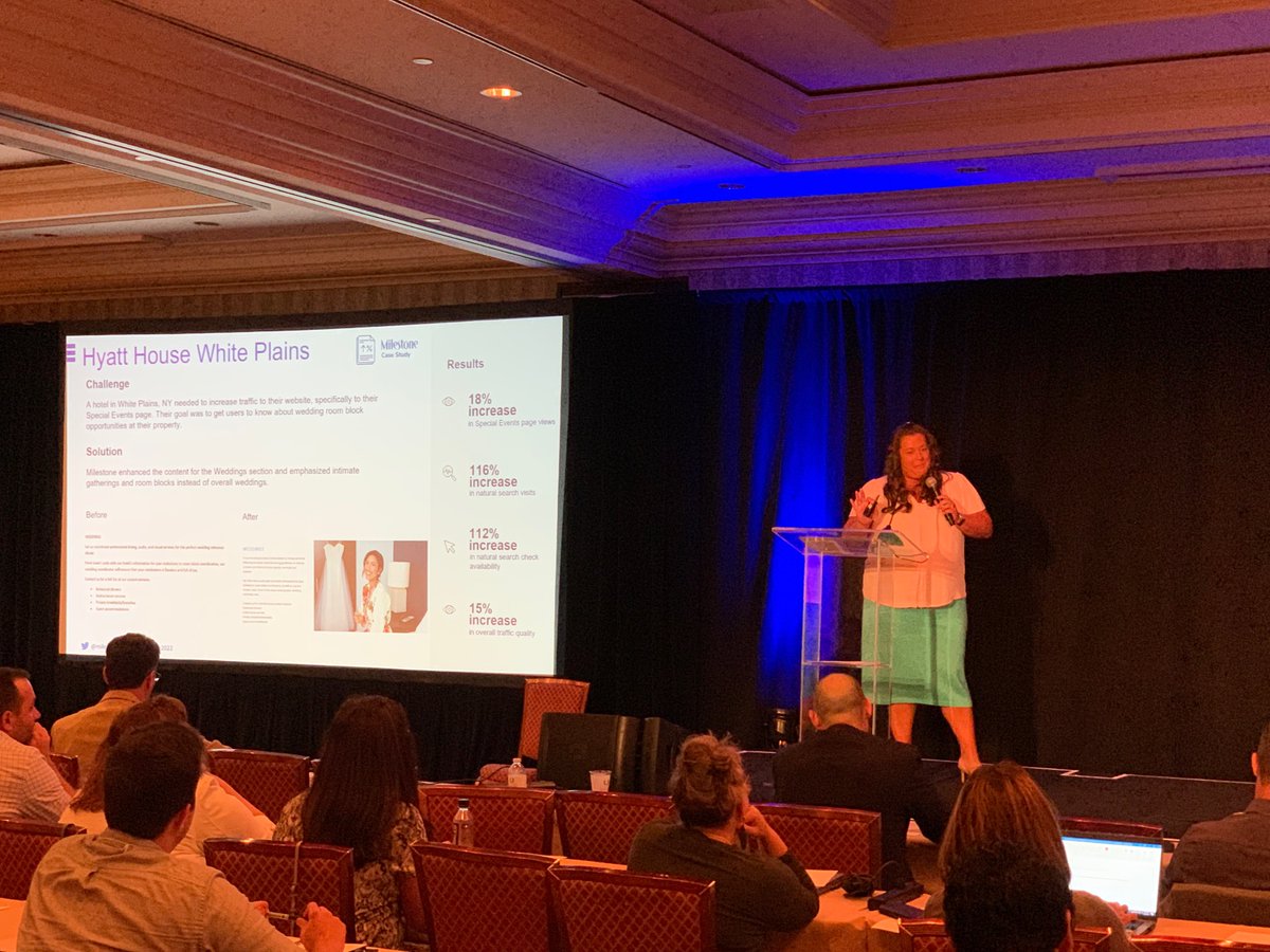 MilestoneMktg's tweet image. Our panel of experts at #Engage2022 discuss how you can deploy #entityoptimization techniques to a page to unlock new levels of growth.