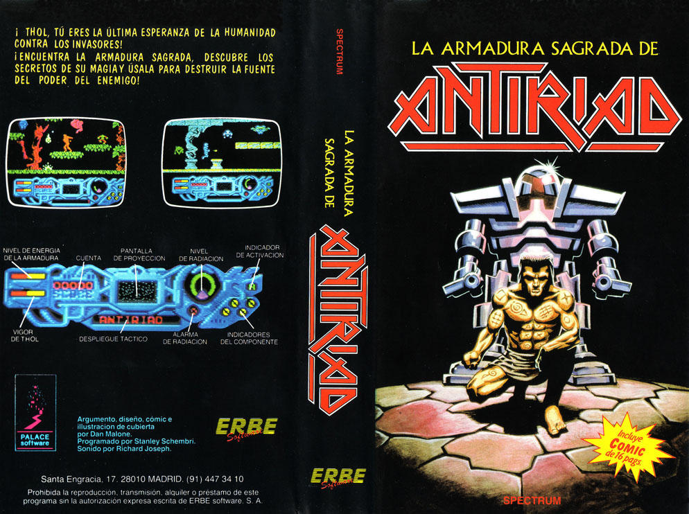 nesretro86's tweet photo. - The Sacred Armour of Antiriad -
publicado por #PalaceSoftware en 1986, para #Amstrad CPC, #Commodore64, #IBM PC compatibles, TRS-80 y ZX #Spectrum.🧬🕹️ https://t.co/lhSu9c2nAT