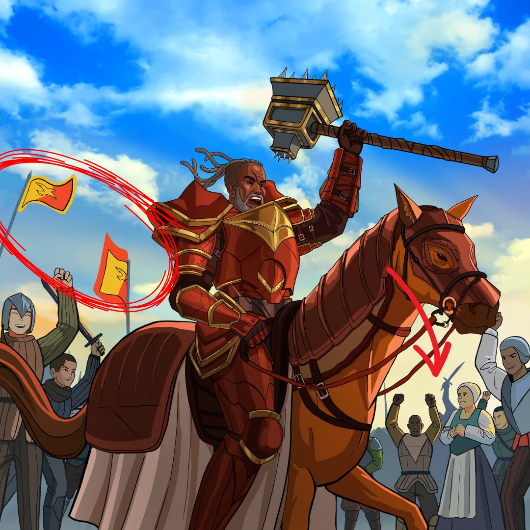 GrimalArena's tweet photo. Após deixar Capitália, Nagar se empenhou na missão de libertar os escravos de #Grimal, acreditando que todos merecem a liberdade. https://t.co/IuGCs5dmUj