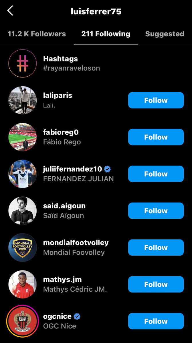 AFCDieHard's tweet photo. 🛎 Pepe’s Agent’s recent following is OGC NICE! https://t.co/NIdMW72XMf