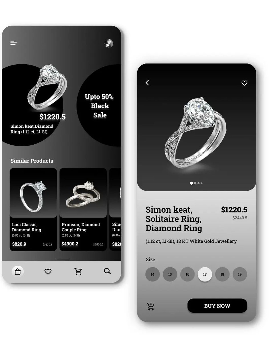 Misbah_Naaz12's tweet photo. Have a close look on the UI app designs and give your valuable feedbacks.😄

Follow me for more❤

#uidesign #figma #ui #uxdesign #uidesigner #webdesign #webdesigner #webdevelopment #appdesign #uiappdesign #figmadesign #userinterface https://t.co/4oujPqcsgS