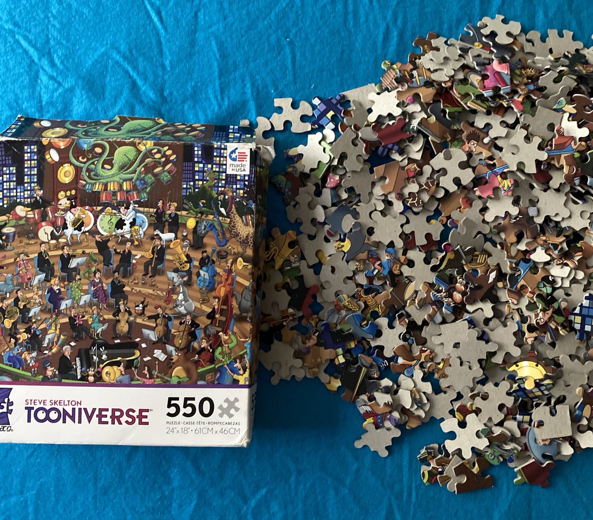Peterpanico's tweet photo. Instead of morning work. I have #MakerMornings. Only expectation is to be engaged and working with someone. First week has a puzzle to teach commitment community and cleanup. #pdwithpetey https://t.co/qYdFFfWZ3b