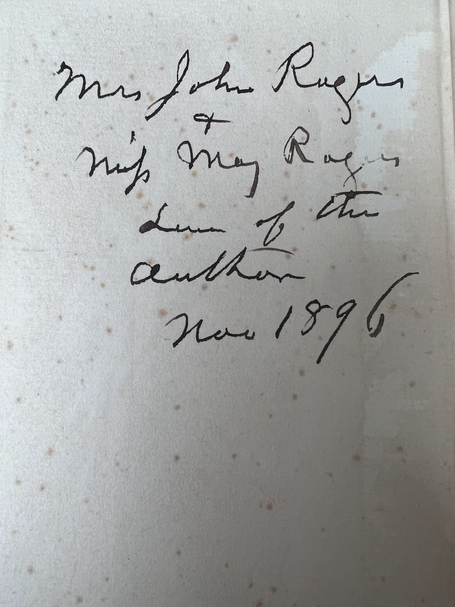 SiobhanLeachman's tweet photo. I'm celebrating owning books with @internetarchive. I've chosen a treasured 1896 book by Florence Merriam Bailey. I cried when given it by my husband as it's inscribed by her. This long dead, much admired naturalist touched it. #OwnBooks #GoWithFlo 
 https://t.co/gzv8oEuA1l https://t.co/VLmpfaDHgG