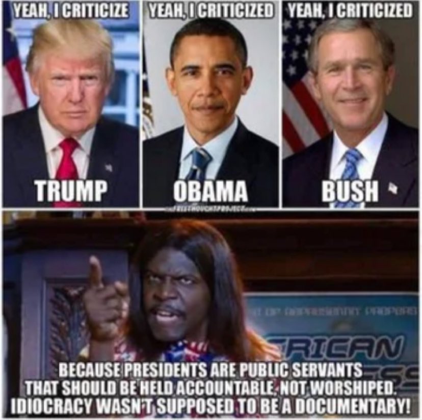 sheecm81's tweet image. Louder for the people with their fingers in their ears!   “Idiocracy was not suppose to be a documentary” No one is above the law. NO ONE!