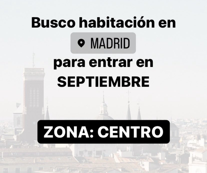 nachomquijada's tweet photo. busco habitación en madrid por la zona centro, si me ayudáis a compartir os amoooo🫶🏼 https://t.co/yDQ8FkJMUz