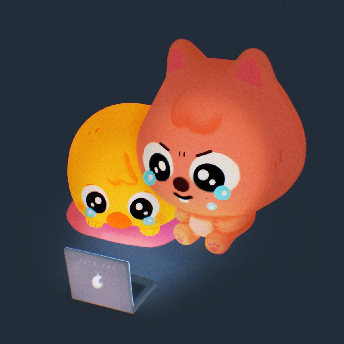 soresoar's tweet photo. They're watching a sad anime https://t.co/NN8eKwft5q