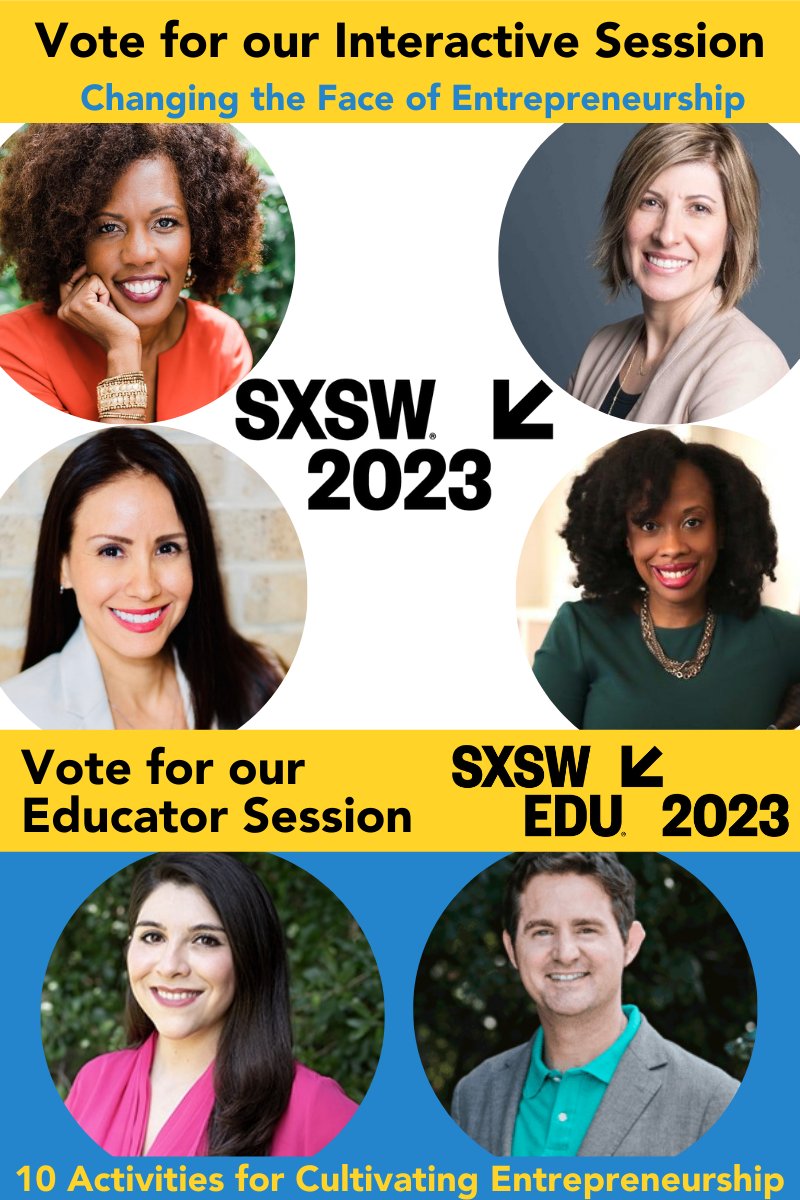 Help us get our sessions on the 2023 programs at the South by Southwest Interactive and Edu conferences! It's just three easy steps. Find out how in our blog: bit.ly/3pruux7

#ApplicantatSXSW #APPLICANTatSXSW #Applicant_SXSW #SXSW #innovation #entrepreneurship #diversity