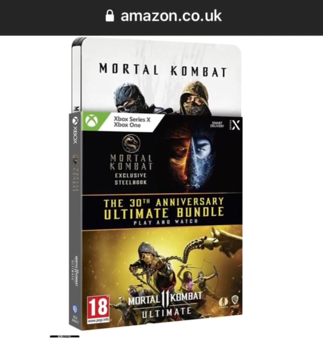 cass_cage_45's tweet photo. It seems MK11 getting 30th anniversary bundle with MK2021👀 https://t.co/2kukrEIdZZ