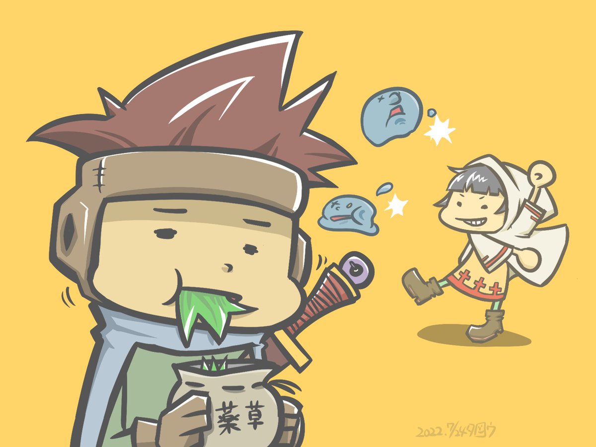 7月⑦ 7/22〜24 #先月描いた絵を晒そう #イラスト #漫画 #絵柄が好みって人がいればいいなぁ