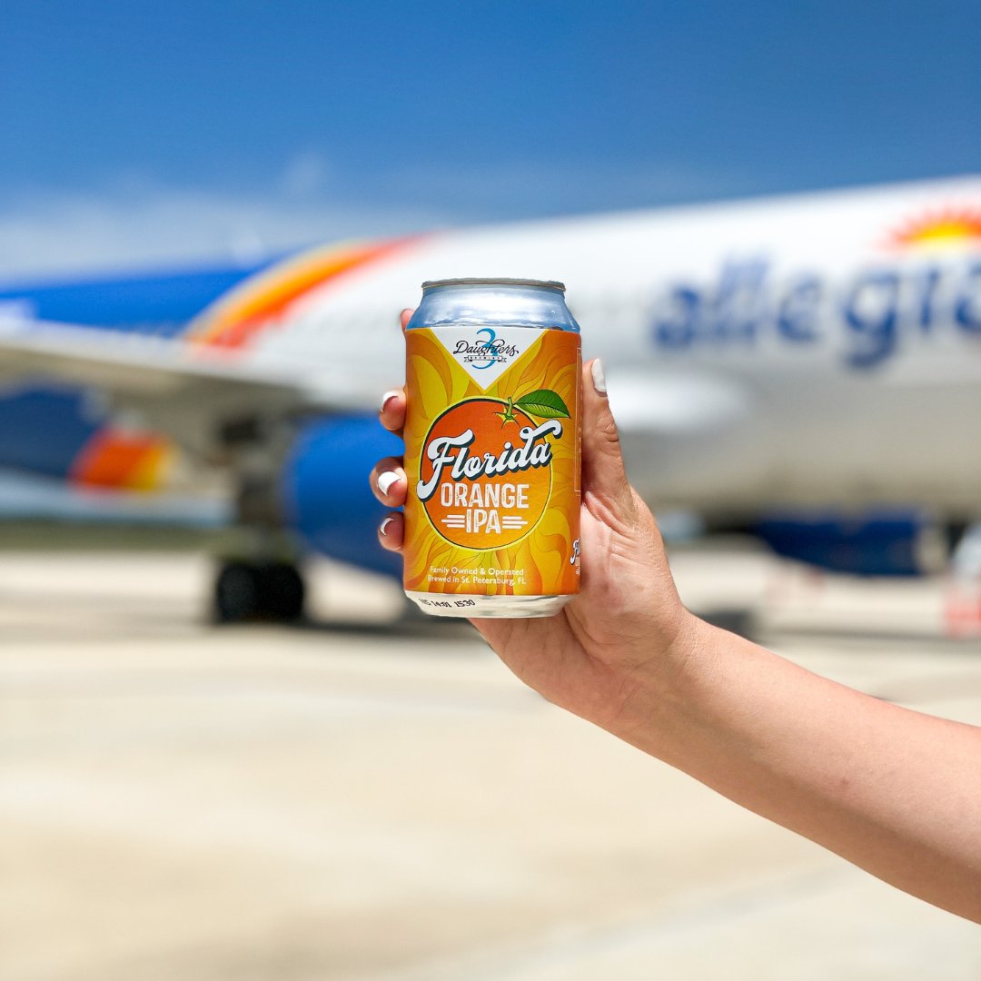 This view never gets old 😏🍻😍

Keep your eyes open for our Florida Orange IPA now served on all Allegiant flights to and from the St.Pete-Clearwater International Airport, Punta Gorda Airport &amp; Orlando Stanford Airport!

#beer #craftbeer #beertravel #drinklocal #floridacraft