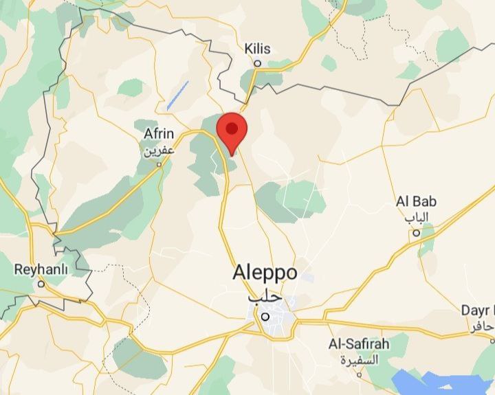 gahamalian's tweet photo. 🇹🇷 🇸🇾 Turkey launched artillery strikes on the #Minak military airfield in the northern countryside of #Aleppo
In addition, there are reports of explosions in #Afrin and #Kuban.
#Turkey https://t.co/ZUqeFHjwd2