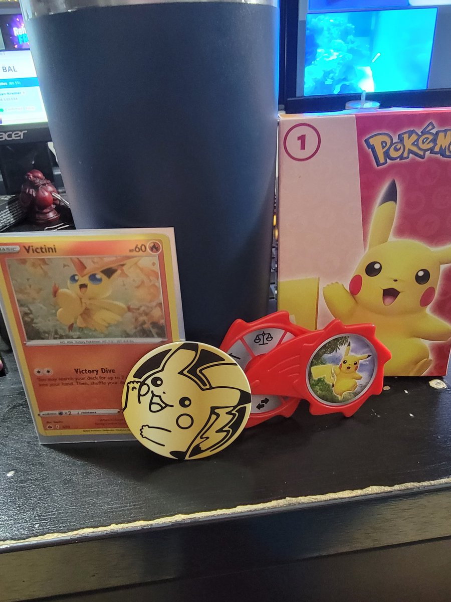timmberr's tweet image. pulled victini first happy meal. plus the chocolate milk was tasty. #Pokemon #mcdonalds
