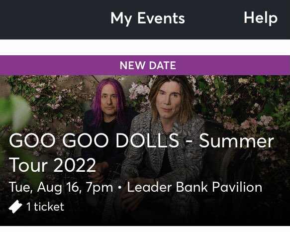 JulieAnnPix's tweet photo. Soon to be crossing the street to go see @googoodolls at the @LeaderBank pavilion 
@HyattPlaceBOST 
Been waiting for this since February 2020! https://t.co/T3ZpX8Wkbv