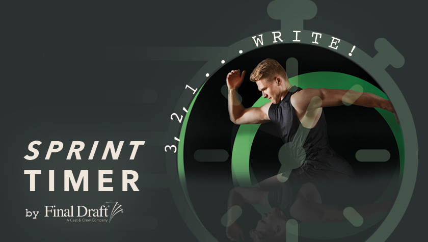 finaldraftinc's tweet photo. Did you know that Final Draft now has a Sprint Timer?
The Sprint Timer allows you to maximize your writing time and share your results instantly on social media!
Learn more: https://t.co/9pexJzzmjV
#scriptchat #amwriting #FD12 #screenwriting #writingsprint https://t.co/8mbaHII2E9