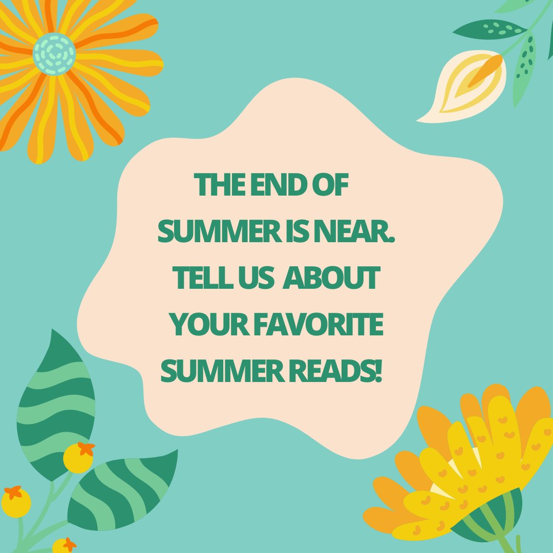 The end of summer is upon us. What were your favorite summer reads? Let us know below!