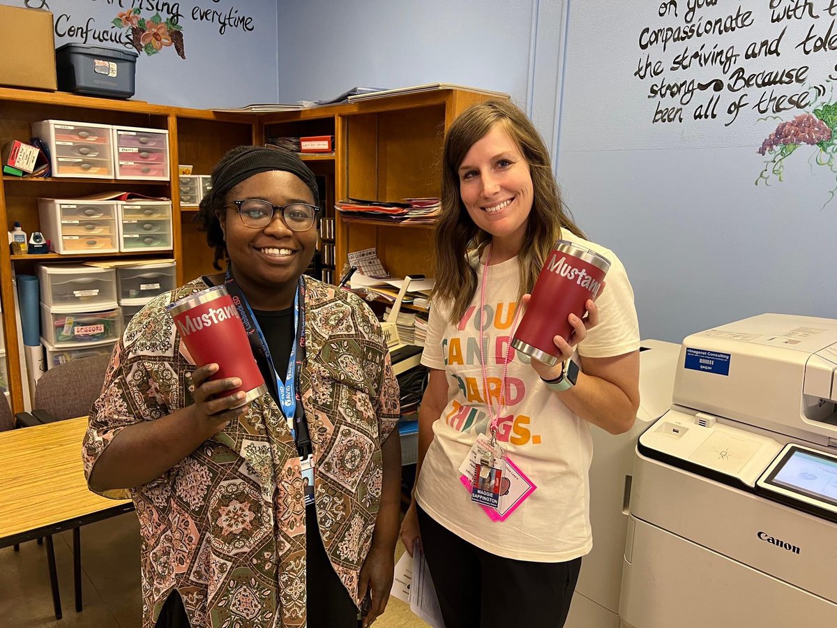 OvertonElem's tweet photo. Thank you to @TheABCBank  for gifting our staff with tumblers for the new school year! #communityinvolvement #OnlyAtOverton❤️💛 https://t.co/9hli84i03t