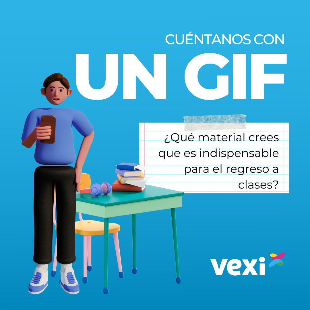 veximx's tweet photo. ¿Cuál será? 😱 

Utiliza tu Tarjeta Vexi en este regreso a clases y hazlo #Multiposible. 🏫🎒📚

#RegresoAClases https://t.co/BF6XTF6yFK