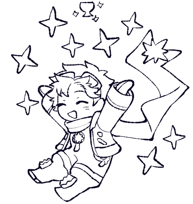 (wip) does voyager fgo know he has the cutest design ever created 🥹😭 
