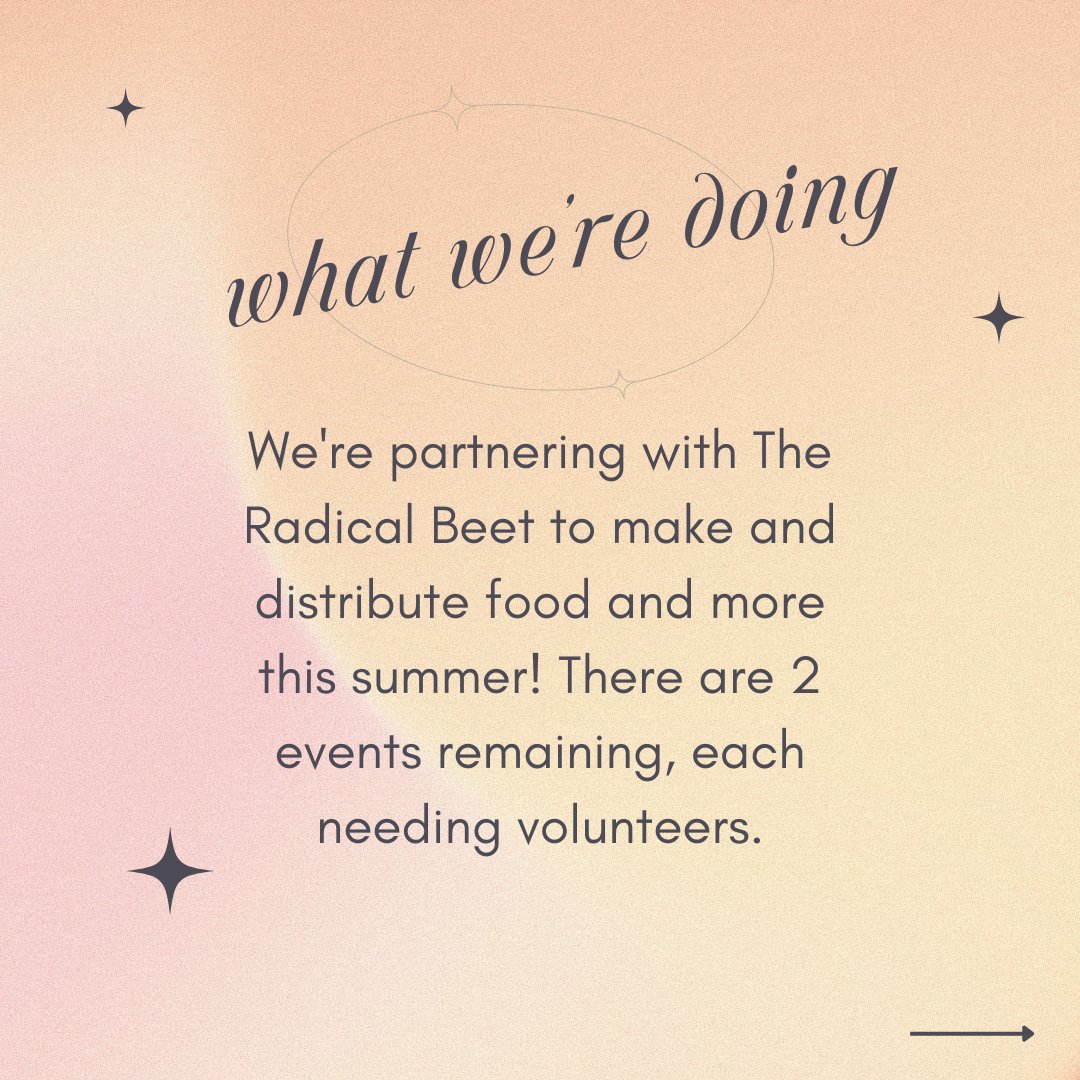 feedingdaygo's tweet photo. Our 2nd event with @theradicalbeet is coming up in 4 days! If you've been wanting to volunteer, here's your chance! https://t.co/MKIdFR1LWF