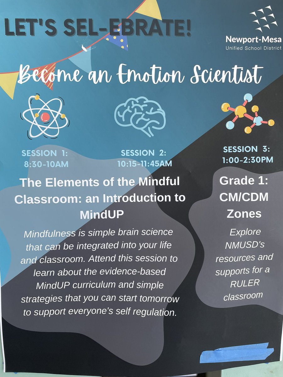 Kicking off the year with a SEL-ebration featuring @marcbrackett as keynote speaker. #nmusd #BeAnEmotionScientist