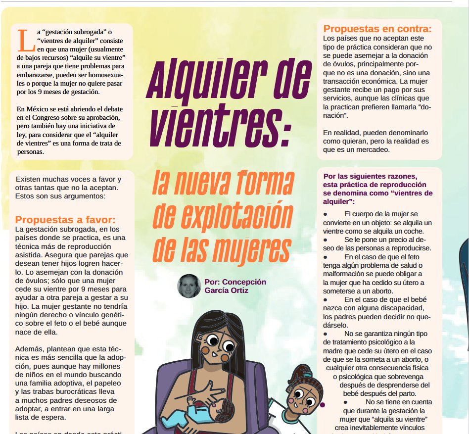 <a href="/AnaMontano/">Ana Montaño Medina (ella)</a> <a href="/CarolBArriaga/">Carol Arriaga 🌾</a> Conocemos el debate y lo difundimos con responsabilidad 👉🏾bit.ly/3Pu7jwz 

La Regeneración, pp. 4 y 5, núm. 05, año 04, mayo 2022.