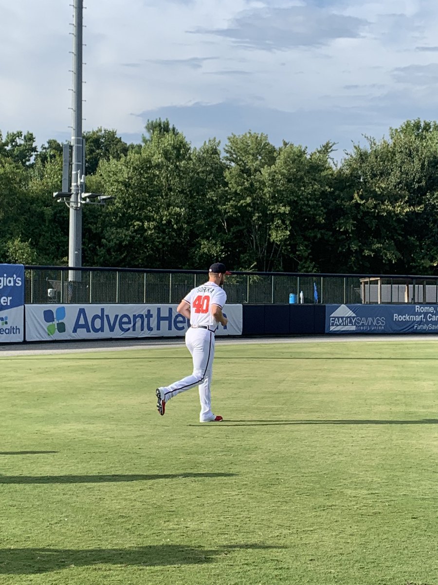 Mike Soroka making his first rehab start tonight in Rome.