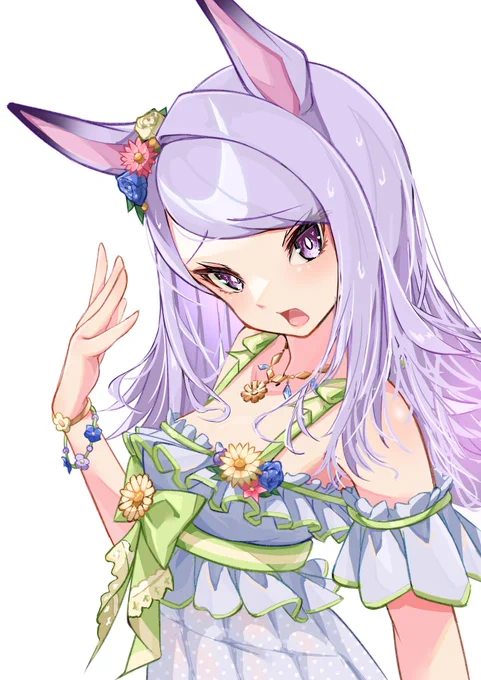 暑すぎてぱたぱたさんになるパクパクさん#ウマ娘#メジロマックイーン 