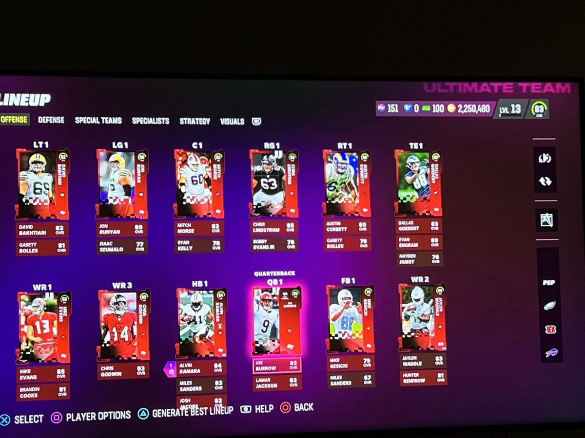 BortisPobby's tweet photo. @EAMaddenNFL How’s the teammmm https://t.co/re7fnZh6Xp