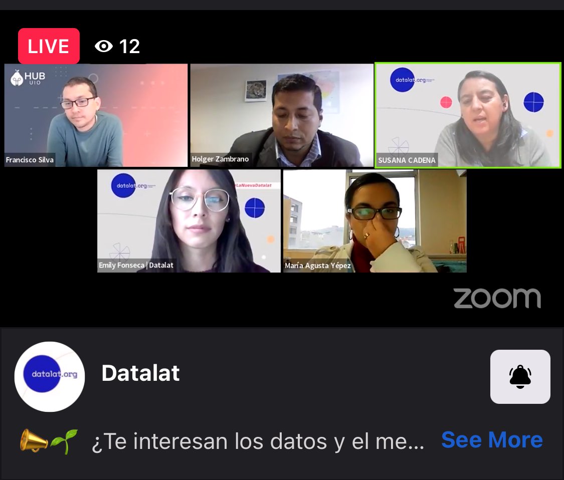 juliolopezdata's tweet image. #ENVIVO sesión informativa del #Datajam2022 @datalat @Ambiente_Ec @HubUIO 

Dateando por el ambiente en #Ecuador 

facebook.com/datalatorg/vid…