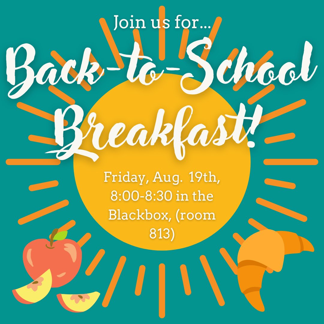 GHSTheatre1574's tweet photo. Join GHS theatre in the blackbox this Friday for some light breakfast food! Get to know your troupe, as well as answer any questions you might have about auditions. We will be taking a troupe photo as well. #gcisd #backtoschool #ghsunity #grapevinehighschool #gcisdfinearts https://t.co/yaLlMbThef