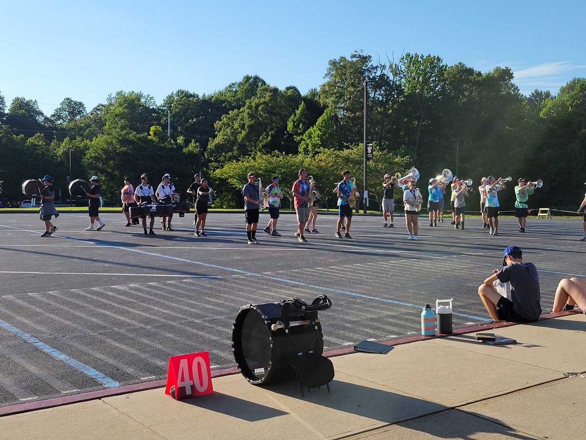 Bryan Welker (@ccpsfinearts) on Twitter photo BAND CAMP! Our bands spend 2 weeks working to prepare their shows.
The Northern High School Marching Patriots with new director Ms. Andrejcisk. <a href="/NHS_Patriots/">Northern HS Patriots</a>
The Marching Hurricanes rehearse sections of their 2nd movement.
<a href="/HtownHSCCPS/">Huntingtown High</a>
<a href="/calvertnet/">Calvertnet</a> #calvertshines BAND CAMP! Our bands spend 2 weeks working to prepare their shows.
The Northern High School Marching Patriots with new director Ms. Andrejcisk. <a href="/NHS_Patriots/">Northern HS Patriots</a>
The Marching Hurricanes rehearse sections of their 2nd movement.
<a href="/HtownHSCCPS/">Huntingtown High</a>
<a href="/calvertnet/">Calvertnet</a> #calvertshines