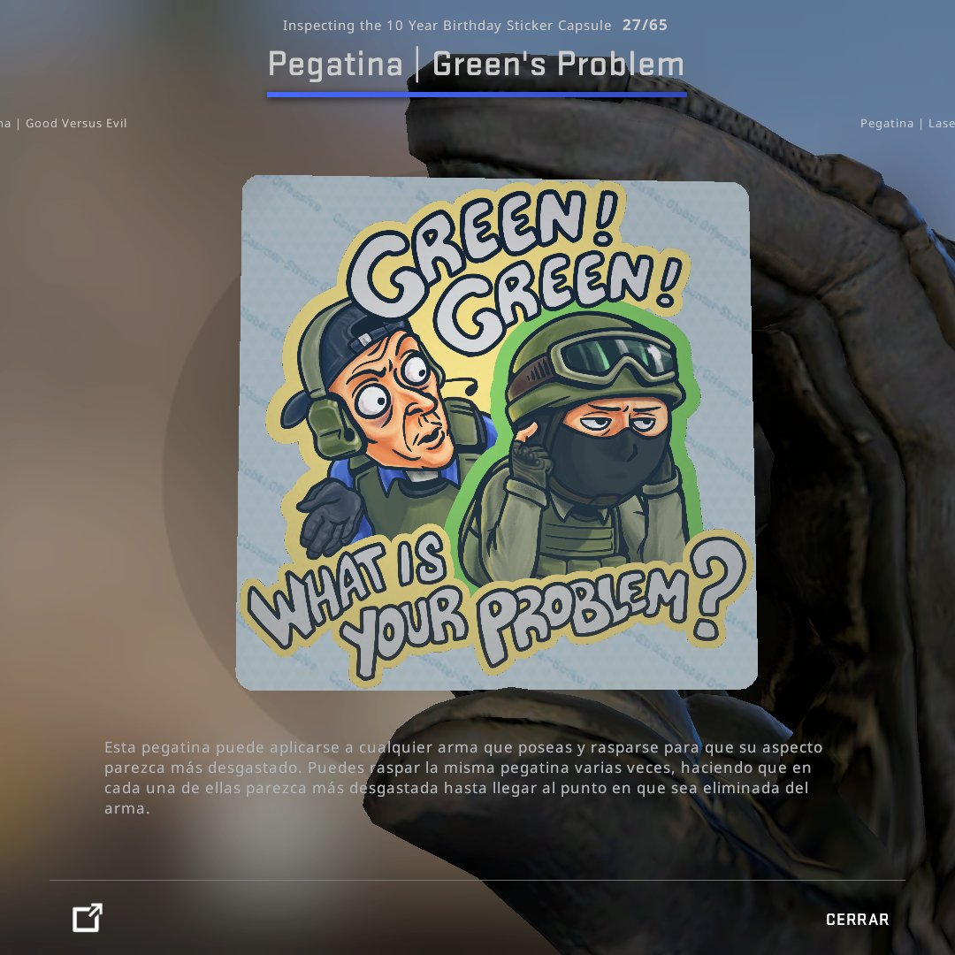 FlipiN1's tweet image. Querido @Tenseiken83 enhorabuena por ser historia en el CS:GO, vaya homenaje te acaban de hacer!!

Mirad la nueva capsula de pegatinas 😂🤣
