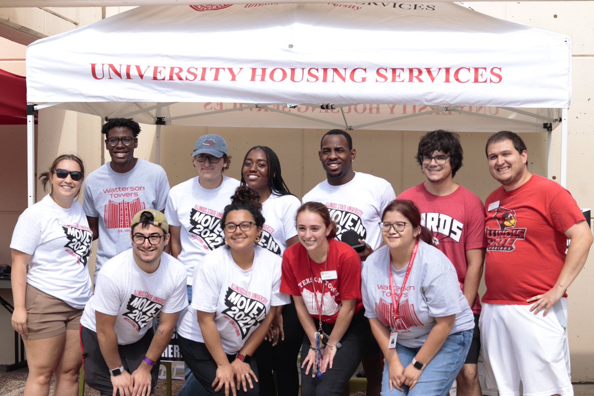 We would like to thank University Housing for being great campus partners and making Day 1 of Move-In a success. Thank you so much for welcoming our new students to campus ❤️🖤🤍