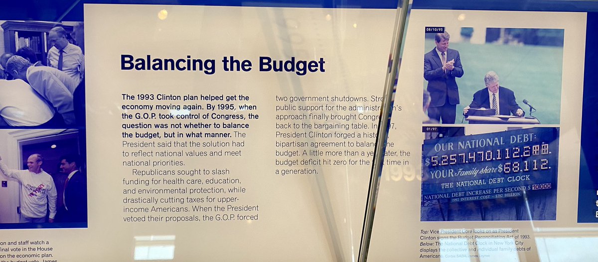heydeesmeet's tweet photo. #Clintoneconomics from #deficit to #surplus, exports and trade, CEO summits, #balancedbudgets and more #42 https://t.co/D0Pd8GKMxE