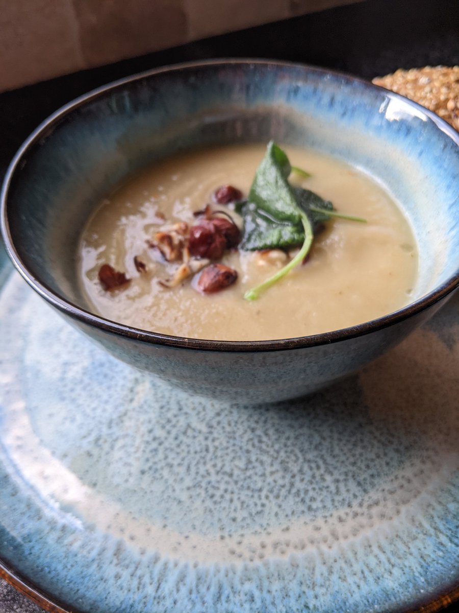 Sharon White (@mrssharonwhite) on Twitter photo My homemade Celariac & Apple soup with roasted hazelnuts and sage #soup #celariac #apple in this lovely #potterybowl all ingredients & bowl purchased in <a href="/dunnesstores/">Dunnes Stores</a> My homemade Celariac & Apple soup with roasted hazelnuts and sage #soup #celariac #apple in this lovely #potterybowl all ingredients & bowl purchased in <a href="/dunnesstores/">Dunnes Stores</a>