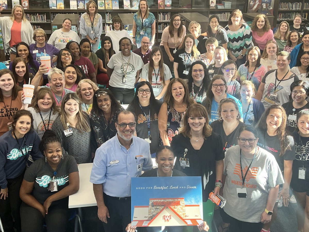 cfisdfiest's tweet photo. Our What-A-Teachers were thrilled this morning by the visitors from our local @Whataburger! Thank you so much for the treats. https://t.co/nbx90t5tRf