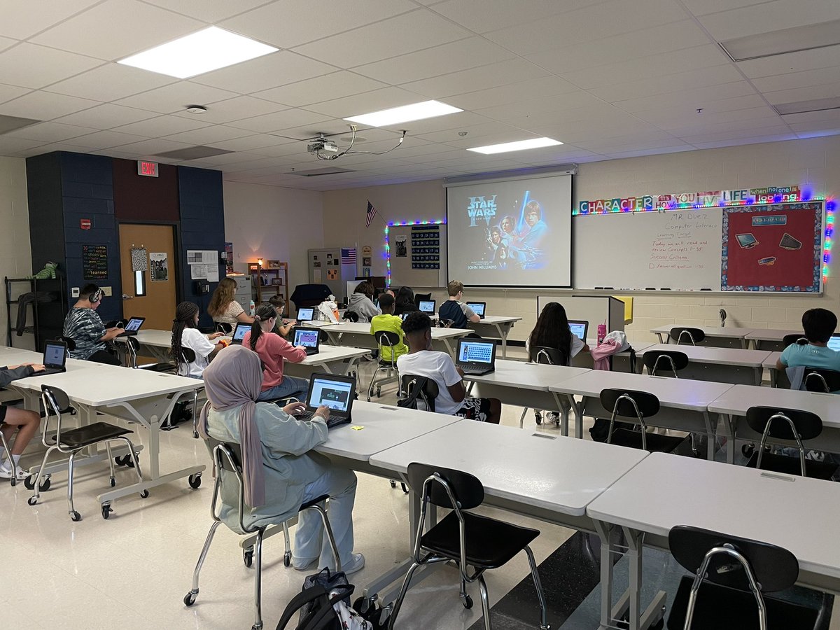New year, new students, excited to see them engaged! <a href="/chmscougars/">Christiana Cougars</a>