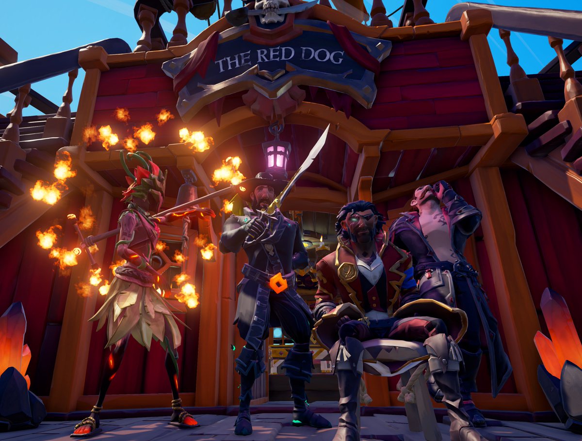 TheRedDogCrew's tweet photo. The Legendary Red Dog Crew ⚔️
#SoTShot @SeaOfThieves https://t.co/RqGvvLe3ZR