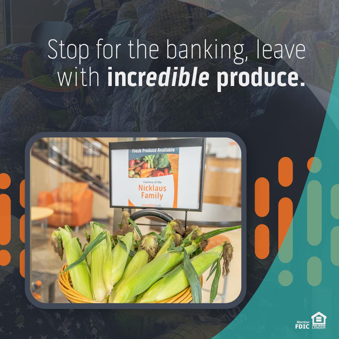 RSevarns's tweet photo. Where else can you get free fresh produce while you bank?! 

Stop by our branch to say hello 👋 and grab some produce! #DoTheIncredible https://t.co/udOm9tvUuZ