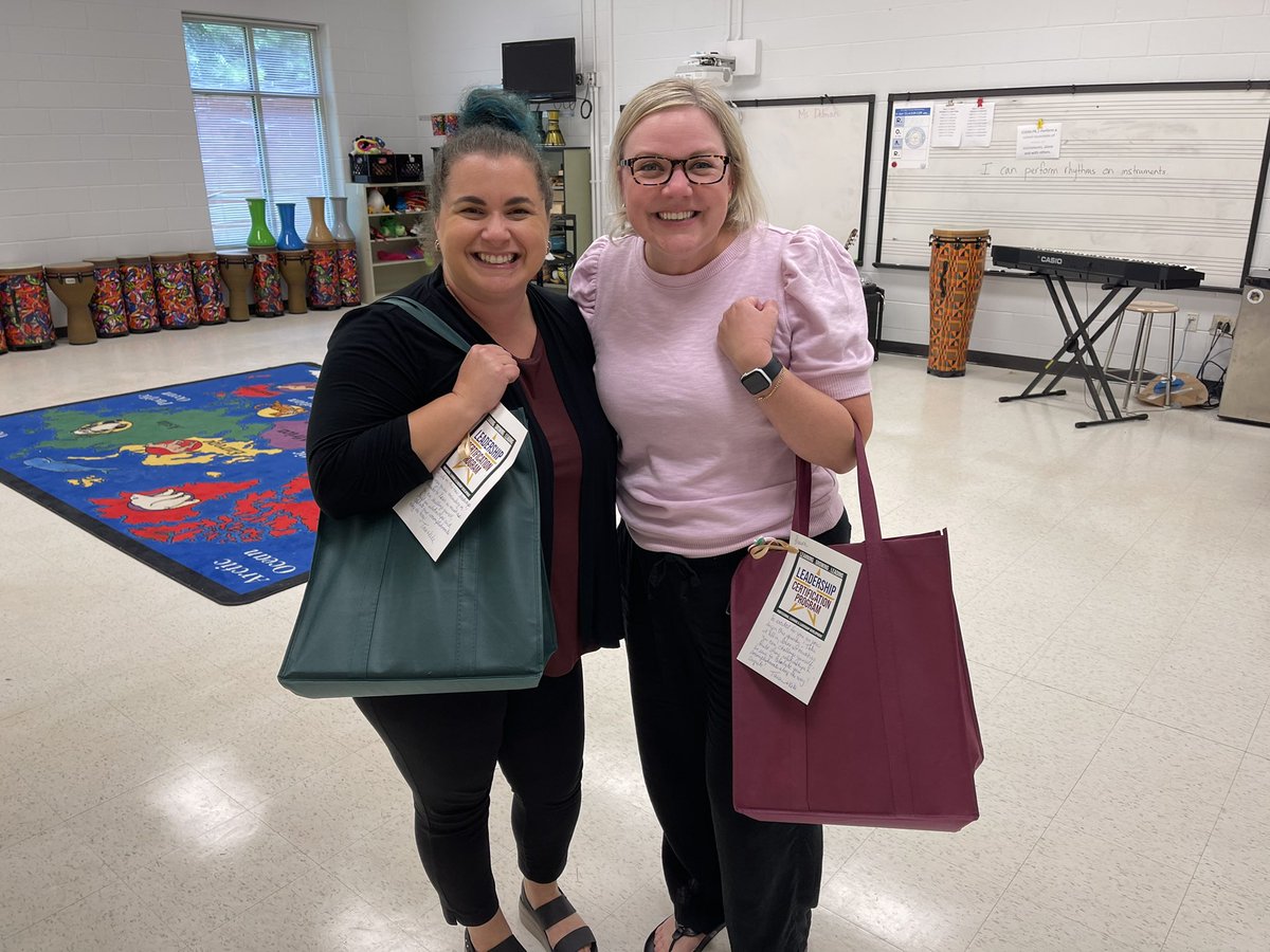 Tara_R_McGee's tweet photo. Two genuinely passionate and enthusiastic FCS rockstars right here!! @MusicLFES is embarking on her Tier I journey while @laurabutler618 is jumping into Tier II! #Amazingleadership #LovestheirLFESfamily @FCSPLLD @GSUEdLead @LarynBNelson https://t.co/cyqe3O60Sr