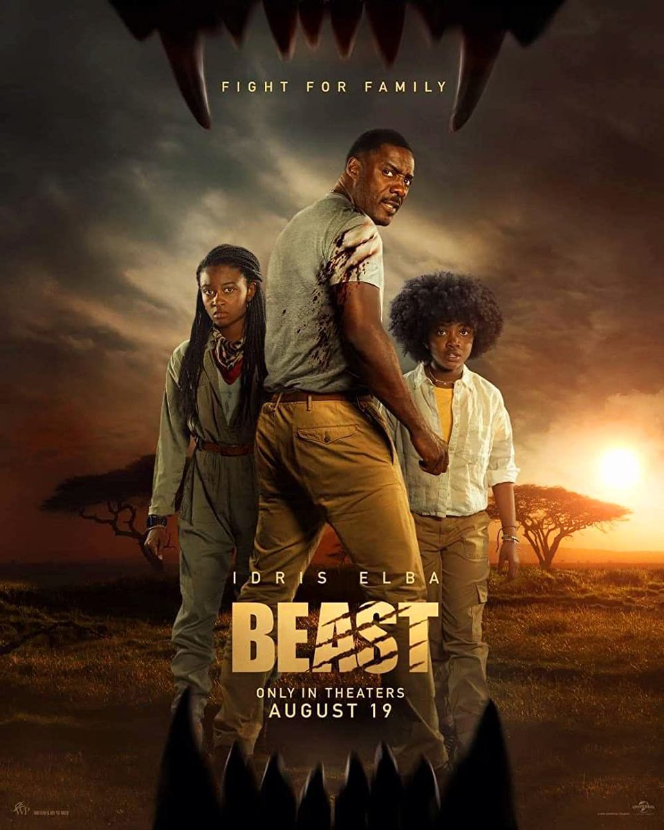 FilmNerd5's tweet photo. Seeing this tonight. Look forward to my upcoming review! @BeastMovie #BaltasarKormákur #RyanEngle @JaimePrimak @idriselba @sharlto @iyanahalley @LeahSavJeffries #Beast #BeastMovie https://t.co/cnrwmK0vcZ