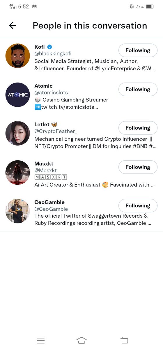 HoneyFe20's tweet photo. @CryptoFeather_ @CeoGamble @blackkingkofi @atomicslots @Masxkt https://t.co/0Gm4ycJTj8