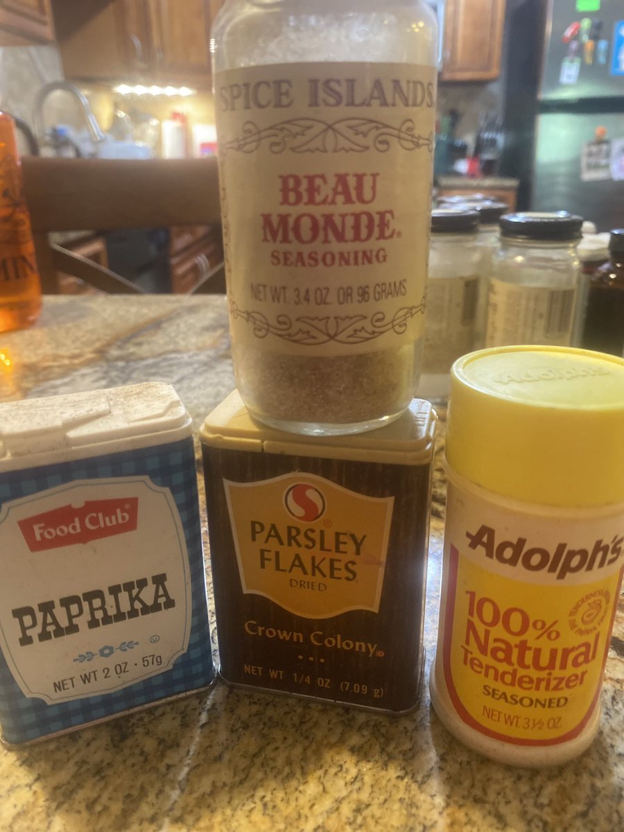 Took a spin around my parents’ spice rack, which I imagine is exactly like getting into a DeLorean.