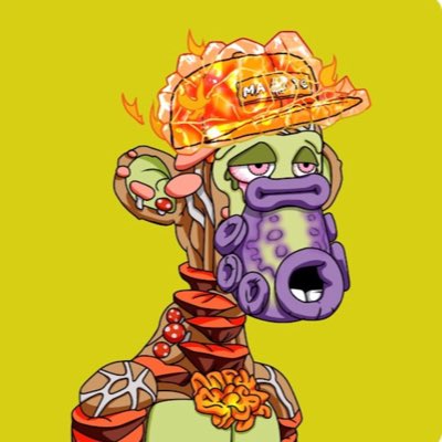 #NewProfilePic my bf <a href="/MatanPier/">toon</a> has this mutant so therefore i’m technically a partial owner &amp; member of <a href="/BoredApeYC/">Bored Ape Yacht Club 🍌</a>. pumped for spaces tonight - p.s. i heard there’s going to be some alpha tn👀
