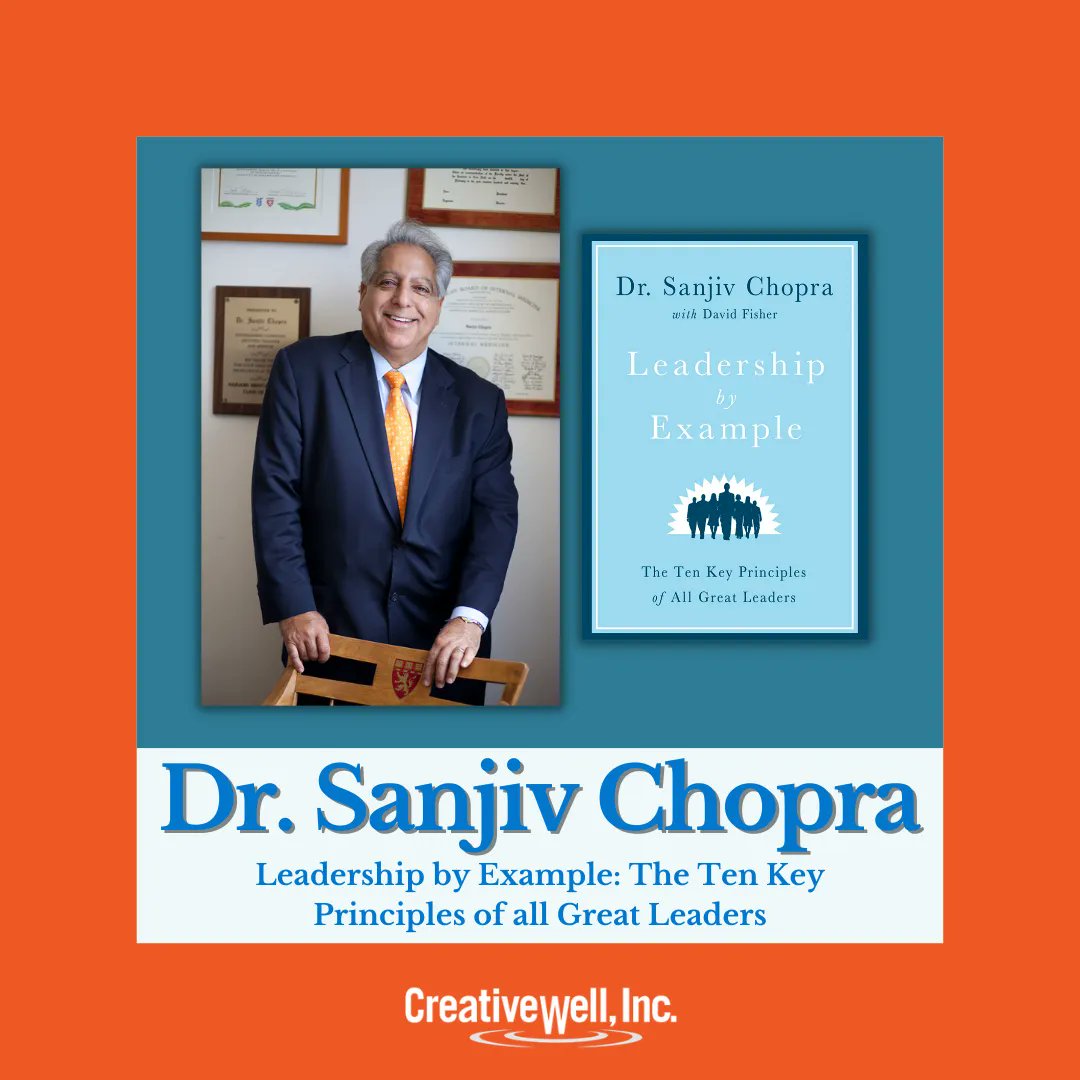 Creativewellinc's tweet photo. If you need some inspiration for this week watch Dr. Sanjiv Chopra speak on Leadership by Example!

https://t.co/XhqMhCYeDe 

_
#creativewell #creativemanagement #literarymanagement #SanjivChopra https://t.co/6cZnWB6VBM