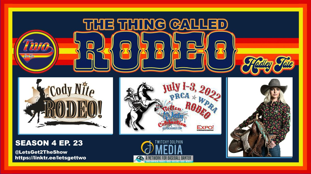 ballparknation's tweet photo. Thank you so much to the #CodyNiteRodeo and @CodyStampede for having us out! There is still plenty of #RodeoAction until September 3! Get your ponies up to Wyoming.
YouTube: https://t.co/DigW0y7wQa
Apple: https://t.co/Fb4AaWQRTo
Pod: https://t.co/F4YaAxISdu https://t.co/iGd1glza0b