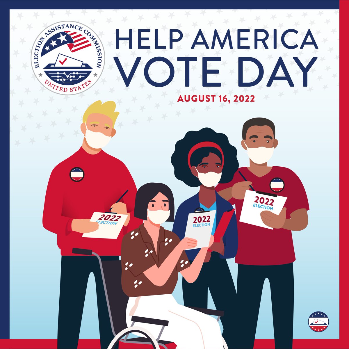 EACgov's tweet photo. Election officials in your community are calling on you to sign up to become a poll worker. Learn how to sign up today at https://t.co/PSvWFkIqUv! #HelpAmericaVote https://t.co/Zzm5wdQ7pb