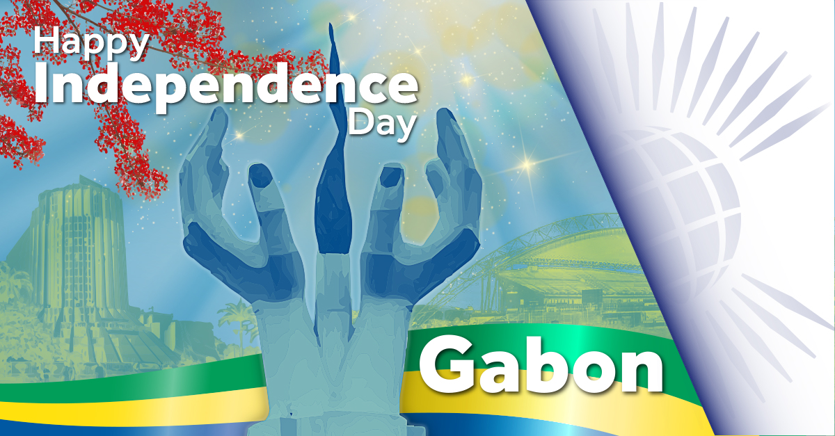 commonwealthsec's tweet image. Happy #IndependenceDay #Gabon!

Gabon recently joined the Commonwealth at #CHOGM2022.

Learn how the #Commonwealth supports its member countries: thecommonwealth.org