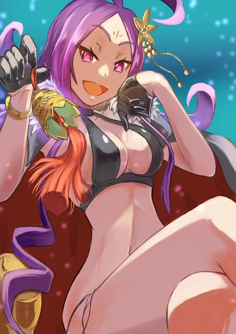 水着武則天描いたよー(・ ・)ノシ#FGO #武則天 #水着 #ふーやーちゃん 