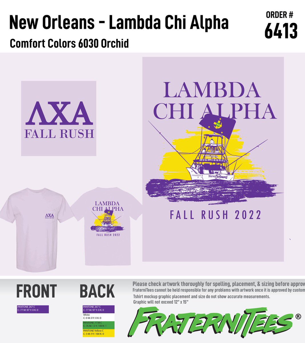 If anyone would like to purchase a rush shirt, please venmo @cooperlemons27 $21 with your name and size